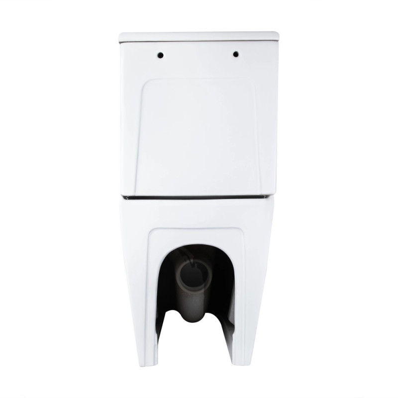 Унитаз Mixxus BEVEL-0404-T3 TORNADO 3.0, 660х360х800mm, компакт