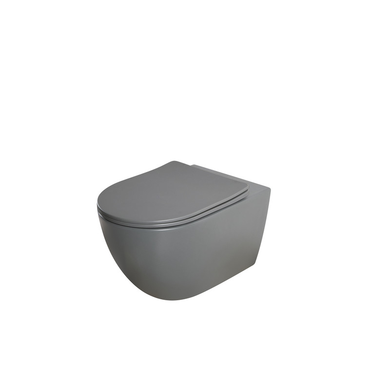 Унітаз Mixxus Premium ELLIPSE-0309-T1 GRAY TORNADO 1.0, 530x360x350mm, підвісний 
