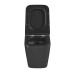 Унітаз Mixxus Premium QUADRO-0301-T3 BLACK TORNADO 3.0, 490х340х360mm, підвісний 