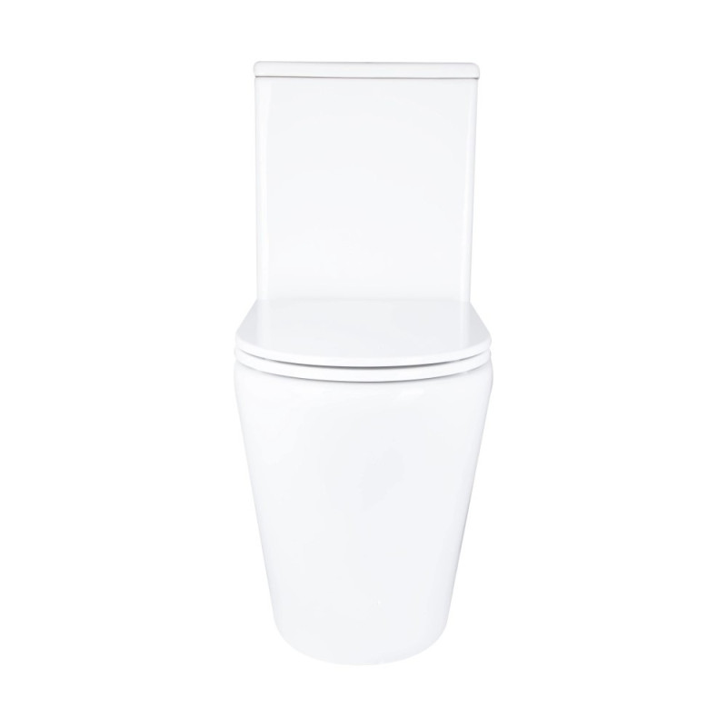Унитаз Mixxus BEVEL-0405-R RIMLESS, 605х370х800mm, компакт