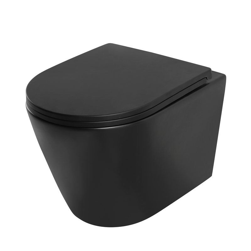 Унитаз Mixxus Premium BEVEL-0304-T1 BLACK TORNADO 1.0, 480x360x360mm, подвесной