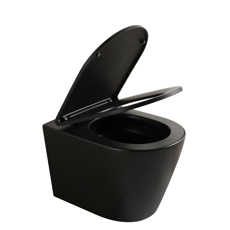 Унитаз Mixxus Premium BEVEL-0304-T1 BLACK TORNADO 1.0, 480x360x360mm, подвесной