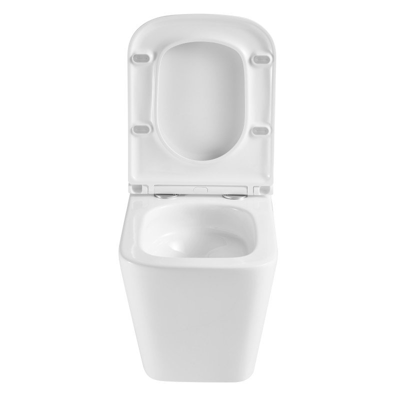 Унитаз Mixxus Premium Quadro-0301-T3 TORNADO 3.0, 490x340x360mm, подвесной