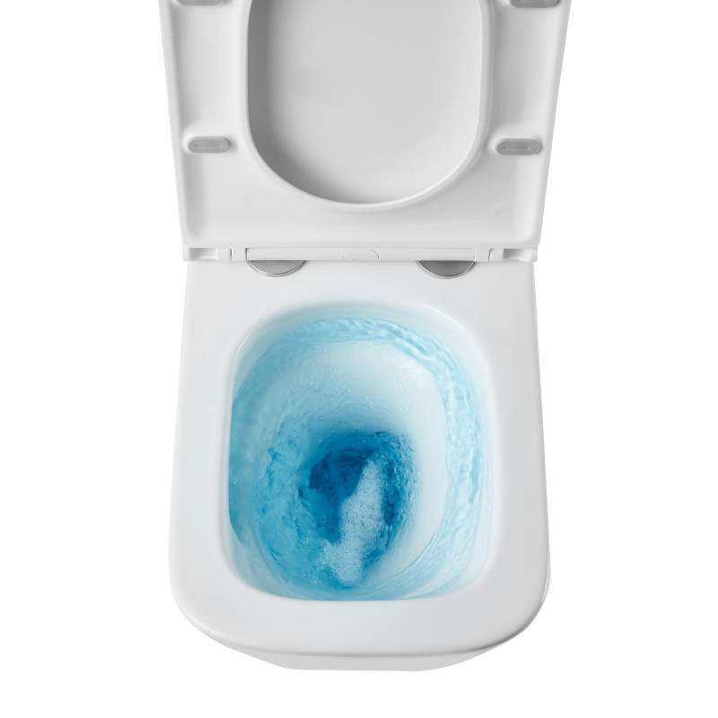 Унитаз Mixxus Premium Quadro-0301-T3 TORNADO 3.0, 490x340x360mm, подвесной