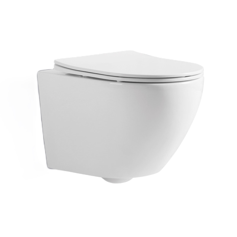 Унитаз Mixxus ELLIPSE-0306-R RIMLESS, 520x360x365mm, подвесной