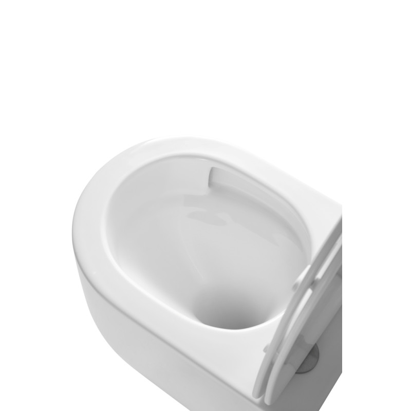 Унитаз Mixxus Premium TOPPER-0302-T3 TORNADO 3.0, 490х360х380mm, подвесной