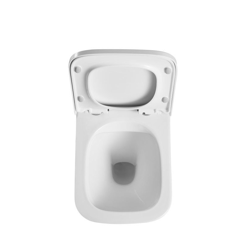 Унитаз Mixxus Premium Quadro-0302-R Rimless, 530x360x365mm, подвесной