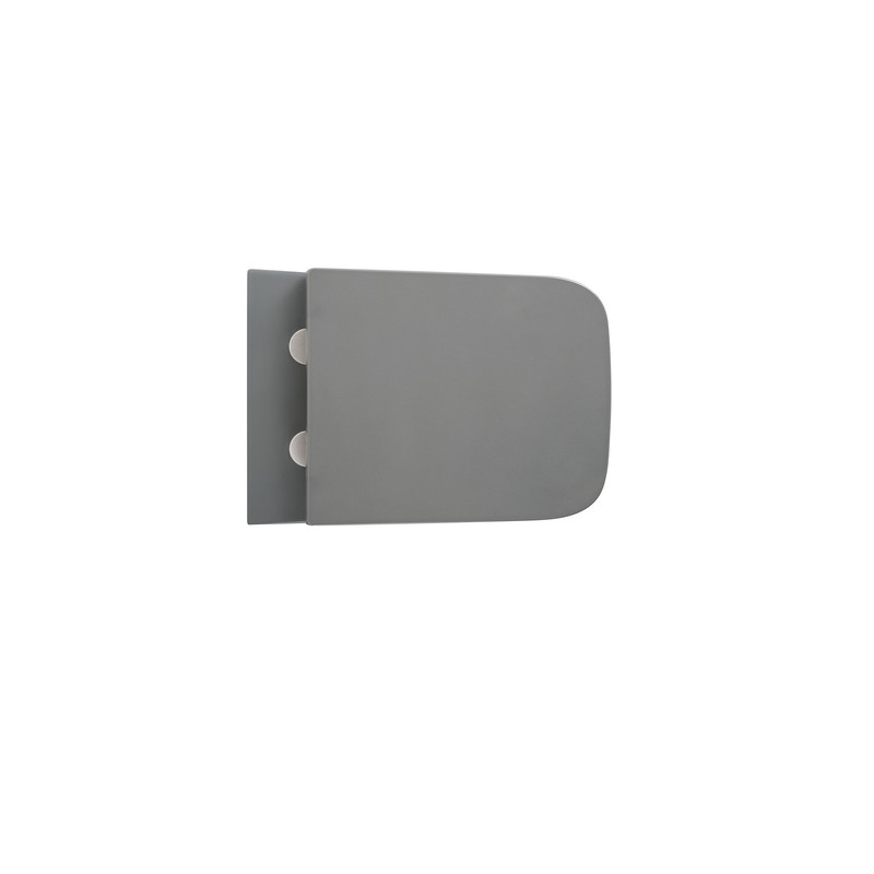 Унітаз Mixxus Premium QUADRO-0305-R GRAY RIMLESS, 510x350x345mm, підвісний 