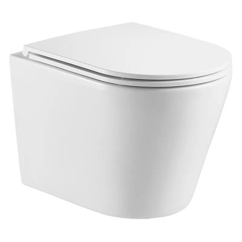 Унитаз Mixxus Premium Bevel-0301-R RIMLESS, 515x355x365mm, подвесной