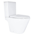 Унитаз Mixxus BEVEL-0405-R RIMLESS, 605х370х800mm, компакт