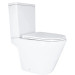 Унитаз Mixxus BEVEL-0405-R RIMLESS, 605х370х800mm, компакт