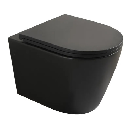 Унитаз Mixxus Premium BEVEL-0304-T1 BLACK TORNADO 1.0, 480x360x360mm, подвесной