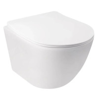 Унитаз Mixxus ELLIPSE-0306-R RIMLESS, 520x360x365mm, подвесной