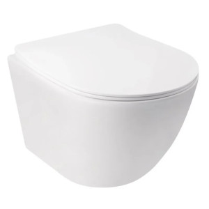Унітаз Mixxus ELLIPSE-0306-R RIMLESS, 520x360x365mm, підвісний 