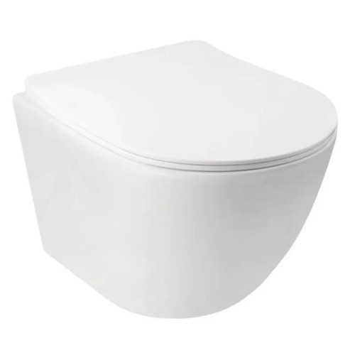 Унитаз Mixxus ELLIPSE-0306-R RIMLESS, 520x360x365mm, подвесной