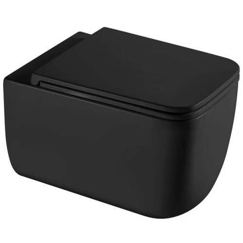 Унитаз Mixxus Premium DIVERSE-0301-T1 BLACK TORNADO 1.0, 530х365х373mm, подвесной