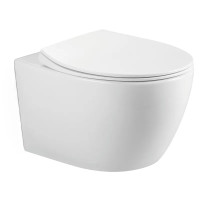 Унитаз Mixxus ELLIPSE-0307-T3 TORNADO 3.0, 520x373x365mm, подвесной