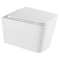 Унитаз Mixxus Premium Quadro-0302-R Rimless, 530x360x365mm, подвесной