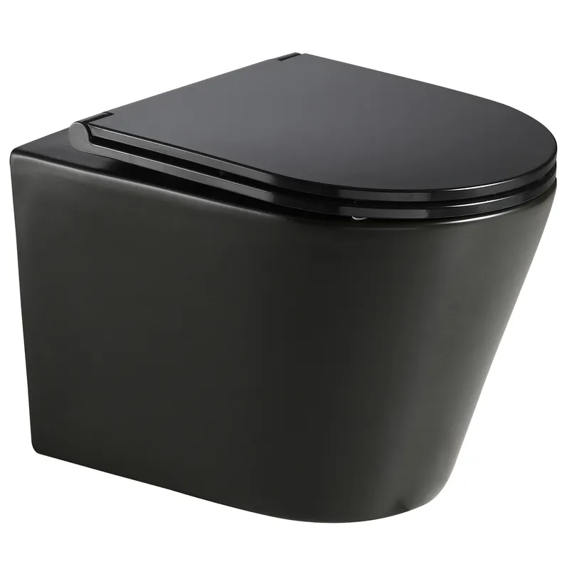 Унитаз Mixxus Premium BEVEL-0301-T3 BLACK TORNADO 3.0, 515х355х365mm, подвесной