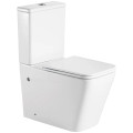 Унитаз Mixxus Premium Quadro-0402-R RIMLESS, 675x390x855mm, компакт