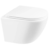 Унитаз Mixxus Premium Ellipse-0301-R Rimless, 495x365x365mm, подвесной