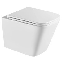 Унитаз Mixxus Premium Quadro-0301-T3 TORNADO 3.0, 490x340x360mm, подвесной