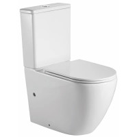 Унитаз Mixxus Premium ELLIPSE-0402-T1 TORNADO 1.0, 660х390х855mm, компакт