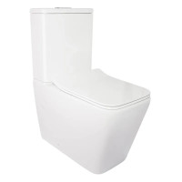 Унитаз Mixxus QUADRO-0403-R RIMLESS, 640x360x835mm, компакт