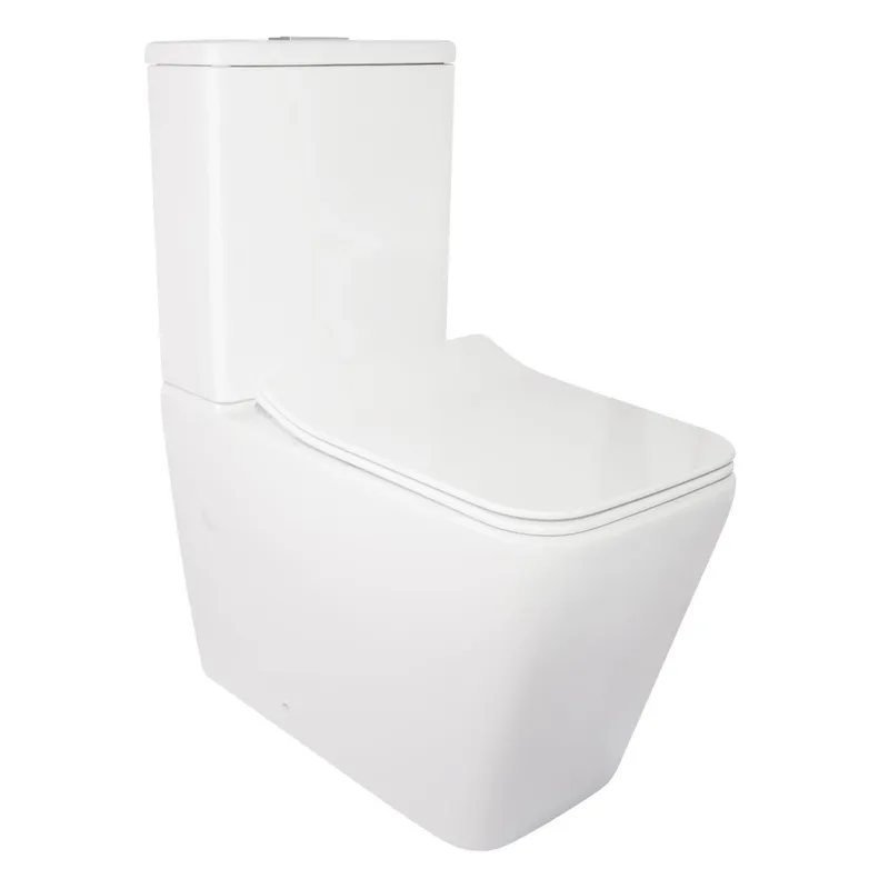Унитаз Mixxus QUADRO-0403-R RIMLESS, 640x360x835mm, компакт