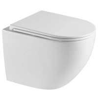 Унітаз Mixxus Premium Ellipse-0303-R Rimless, 520x365x360mm, підвісний 