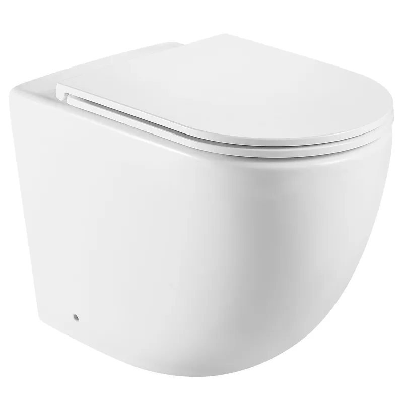 Унитаз Mixxus Premium ELLIPSE-0701-T1 TORNADO 1.0, 570х365х410mm, напольный безбачковый