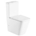 Унитаз Mixxus Premium Quadro-0401-R RIMLESS, 610x365x825mm, компакт