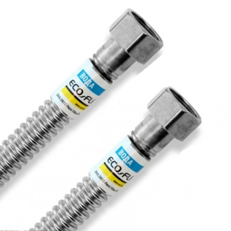 Шланг для підведення води Eco - flex 1/2"х1/2  100см ВВ 