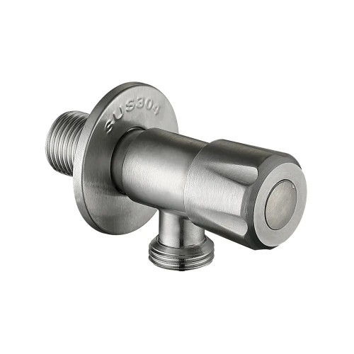 Кран приладовий WEZER SOL21В-15 (нержавіюча сталь, 1/2"x3/4") 