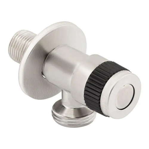 Кран приладовий WEZER SOL21В-12 (нержавіюча сталь, 1/2"x3/4") 