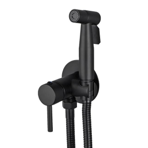 Гигиенический душ WEZER EKO9В-01, нержавеющая сталь, черный Black