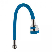 Гнучкий вилив для кухні WEZER WKC-058-BLUE (силіконовий, синій)