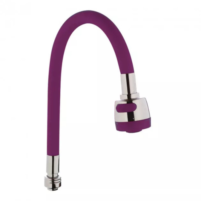 Гибкий излив для кухни WEZER WKC-058-PURPLE (силиконовый, фиолетовый)