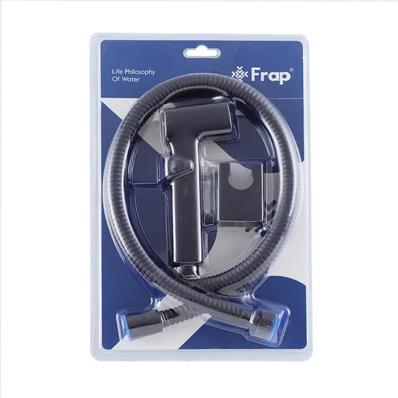 Гігієнічна лійка з регулюванням потоку Frap F022-16 (ABS пластик, чорна)