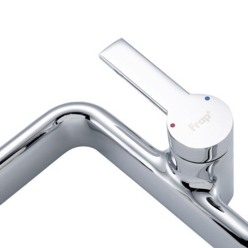 Смеситель для умывальника FRAP F1088-3, литое излияние, латунь, сатин золотой 