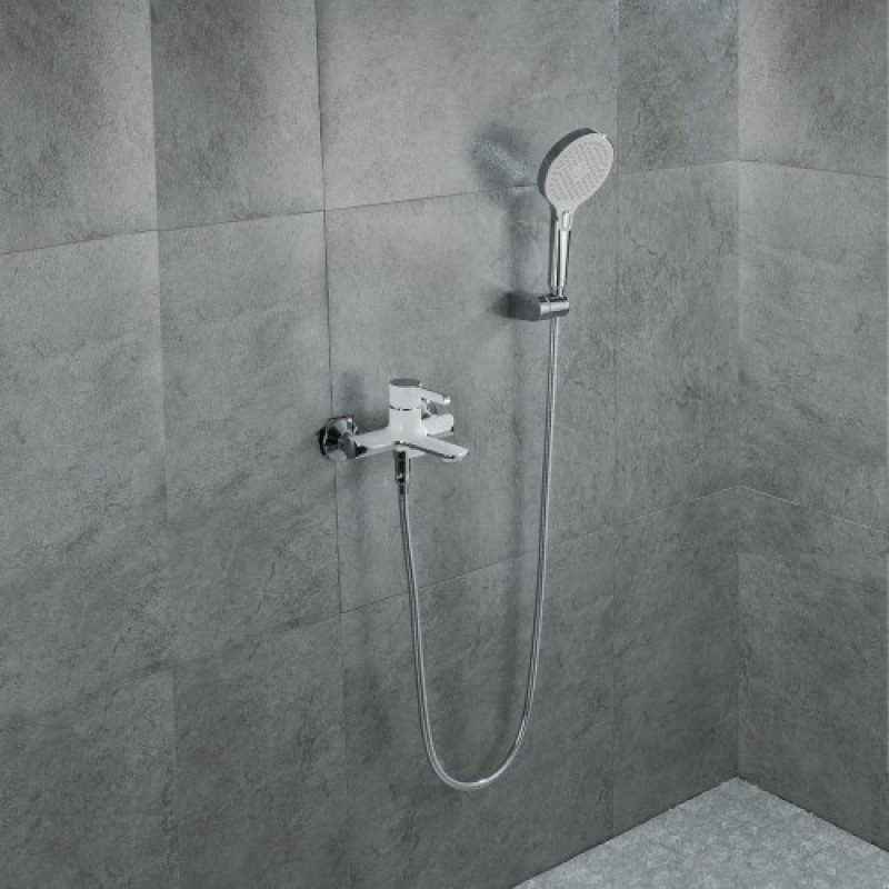 Змішувач для ванни GAPPO G3203-8 (білий/хром)