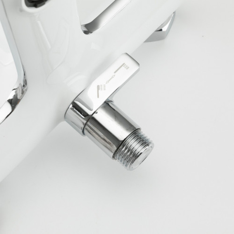 Змішувач для ванни GAPPO G3203-8 (білий/хром)