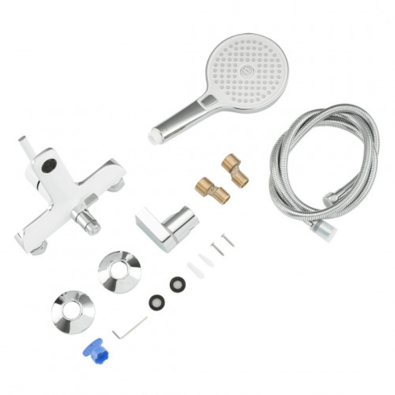 Змішувач для ванни GAPPO G3203-8 (білий/хром)