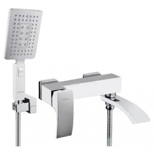 Смеситель для ванны GAPPO G3207-8 (белый/хром)