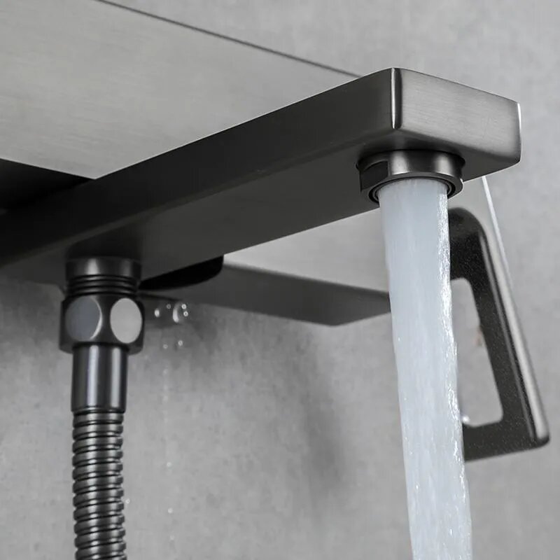 Змішувач для ванни GAPPO G3217-9  (збройова сталь)