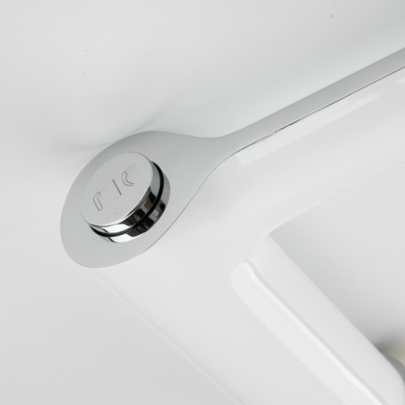 Смеситель для ванны на борт GAPPO G1103-8 (белый/хром)