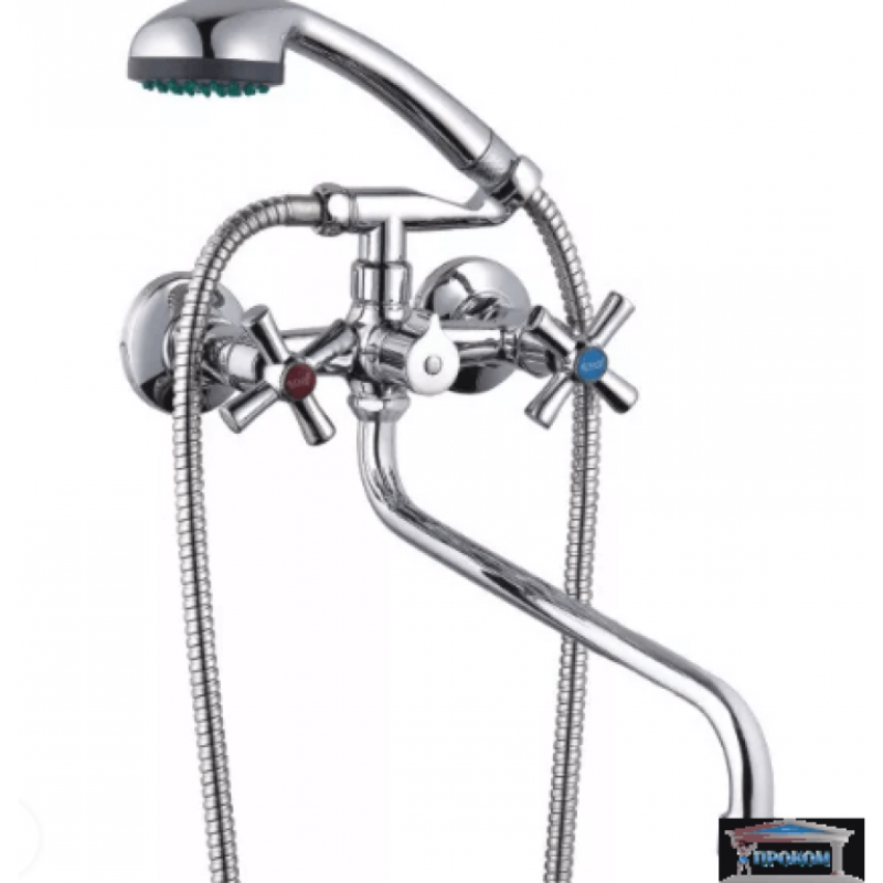 Змішувач для ванни WEZER DMT7-B722 (хром)