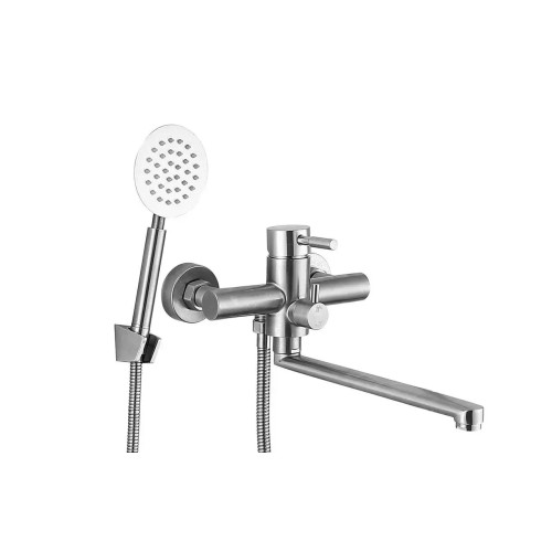 Смеситель для ванны WEZER EKO7-01 (сатин)