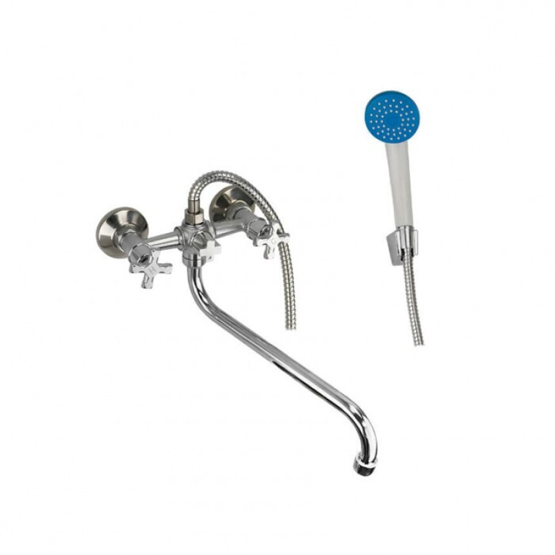 Смеситель для ванны WEZER JIK7-A102 (хром)