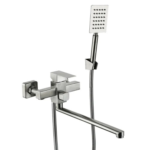 Смеситель для ванны WEZER PRO7-02 (сатин) Смеситель для ванны WEZER PRO7-02 (сатин)